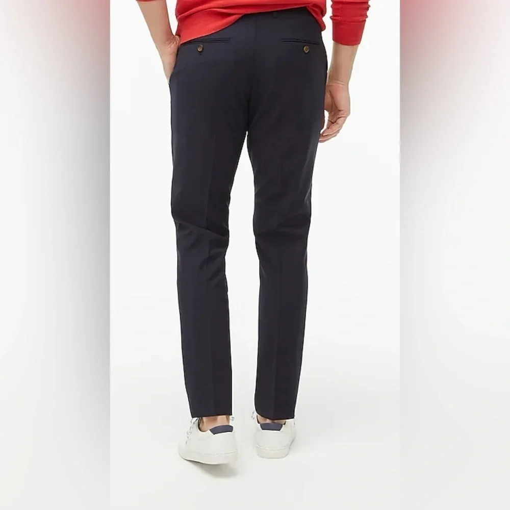 J Crew Factory Men's Navy Tapered Four Season Thompson Pants NWT 30 x 32 #1365